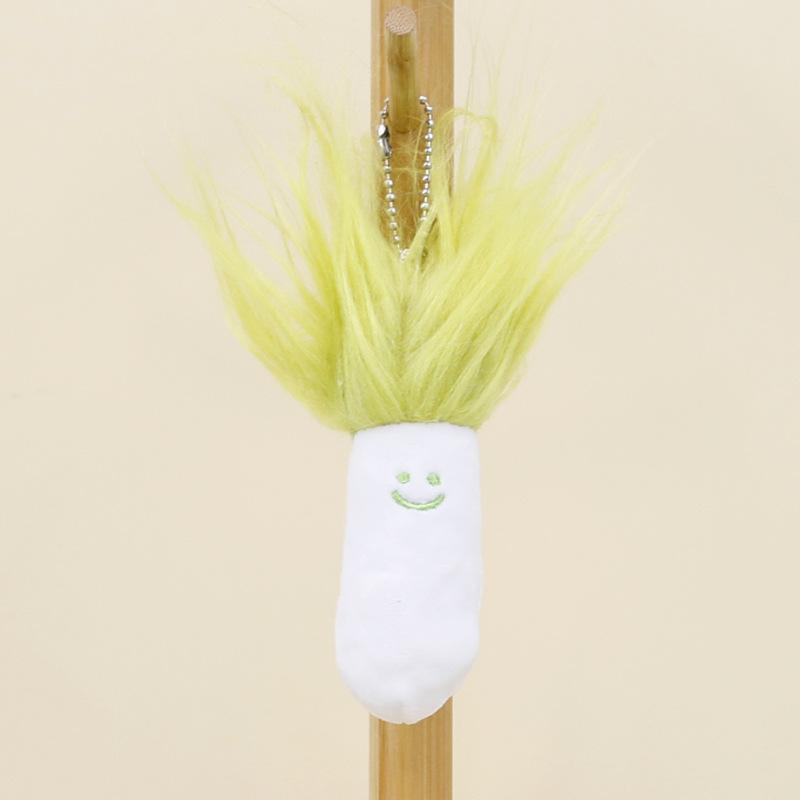 

Очаровательный плюшевый имбирный брелок Пушистая игрушка-овощ 12 см с хлопковым наполнителем из ПП Leek