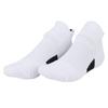 Kammad bomull Sport Basketboll Andningsbara Förtjockade Löpning Stötdämpande Strumpor(Vit Svart )