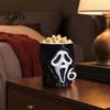 Halloween Table Decoration 3D Printed Screaming Skull Popcorn Bucket, Decorative Box Ornament Ornament, Creative Container for Living Room Bedroom