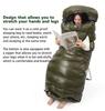 Fengzel Outdoor Sleeping Hands and Feet Feather Minimum Operating Temperature Suitable for Three Disaster Cold Weather Down Sleeping Bag 1000g Down