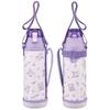 Skater Sports Bottle Direct Drinking Water Bottle 990ml with Bottle Cover Kuromi Flower Wreath Sanrio KSDC10S-A