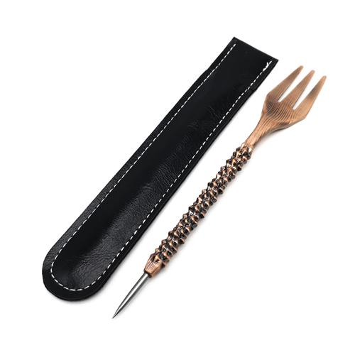 

Вилка для кальяна в ретро-дизайне с пером, дырокол из алюминиевой фольги, два в одном, игла для кальяна, аксессуары для чичи и наргиле