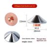 Buse Laser Fibre Calibre D28 1.0-5.0 Buse de Découpe Laser Pour Machine de Découpe Laser Coupeur Laser Fibre Projets de Travail des Métaux