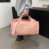 Simple and fresh fitness bag dry and wet separation sports fitness bag going out for travel portable belt shoe compartment simple luggage bag