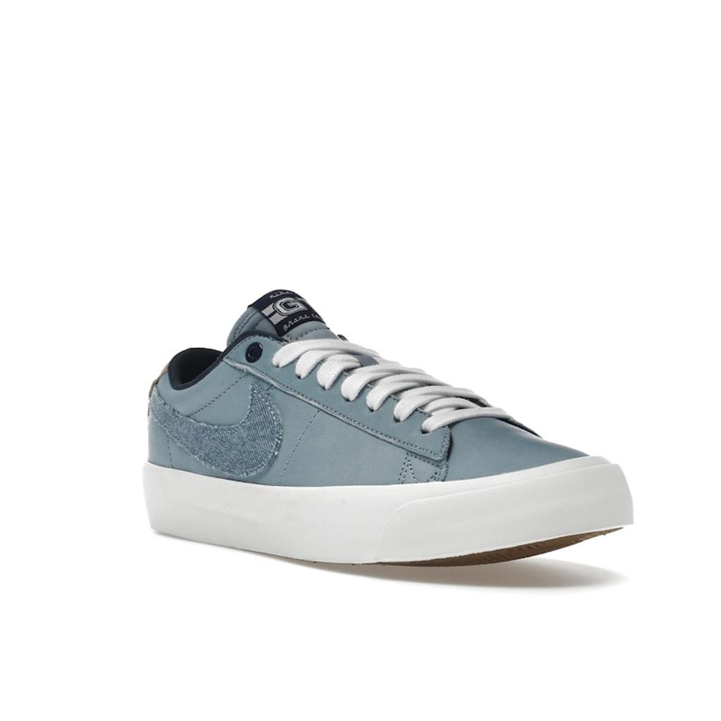 Nike Blazer Low GT SB Light Denim Unisex Sneakers Blue Summit-White Gum-Light-Brown DM8890-100