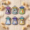 Kitten Badge Pin Enamel UFO Cat Metal Brooch, Aliens Ship Pin, Lapel Clothing Bag Scarves Hat Accessories for Men Women Brooch