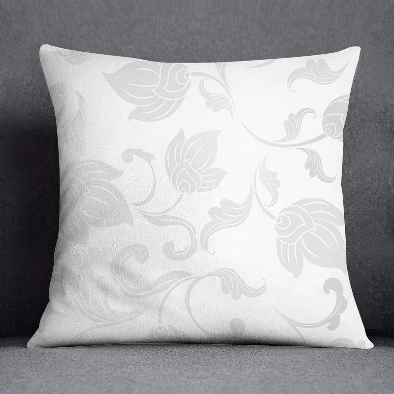 Geometrische Blumen und Pflanzen Serie Muster Heimdekoration Kissenbezug Quadratischer Kissenbezug Heim Büro Kissenbezug
