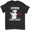 S Lou Reed Street Hassle Arista Records Front And Back Print T Shirt