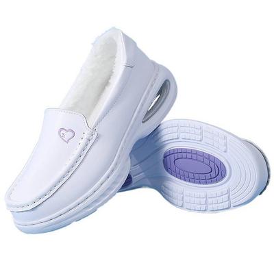 Air Cushion Nurse Shoes Autumn and Winter Soft Sole Breathable Not Tired Feet Thick Sole Piled Thickened Medical Cotton Shoes