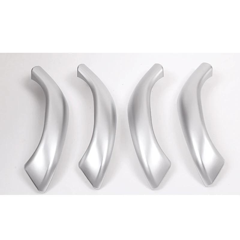 Для BMW X1 X2 F47 F48 2016 2017 2018 ABS Углеродное волокно Автомобиль Внутренняя Дверь Подлокотник Ручка Крышка Отделка Автомобильные Аксессуары