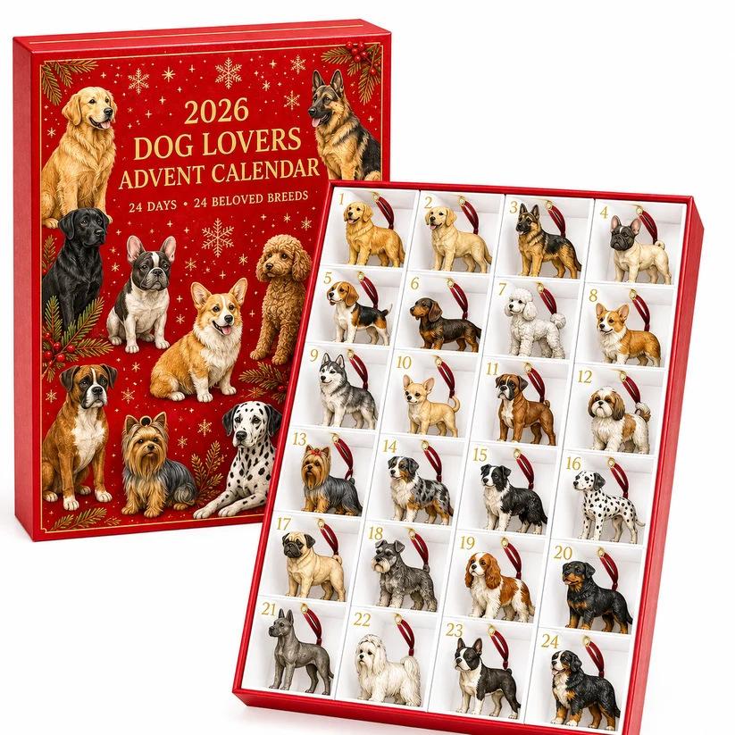 Weihnachts-Adventskalender 2026 – Feiertags-Blindbox-Kalender im Tier-Thema