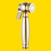 Brass Vintage Spray Gun Kitchen Pull-Out Flush Head Bathroom Toilet Companion Booster Flusher