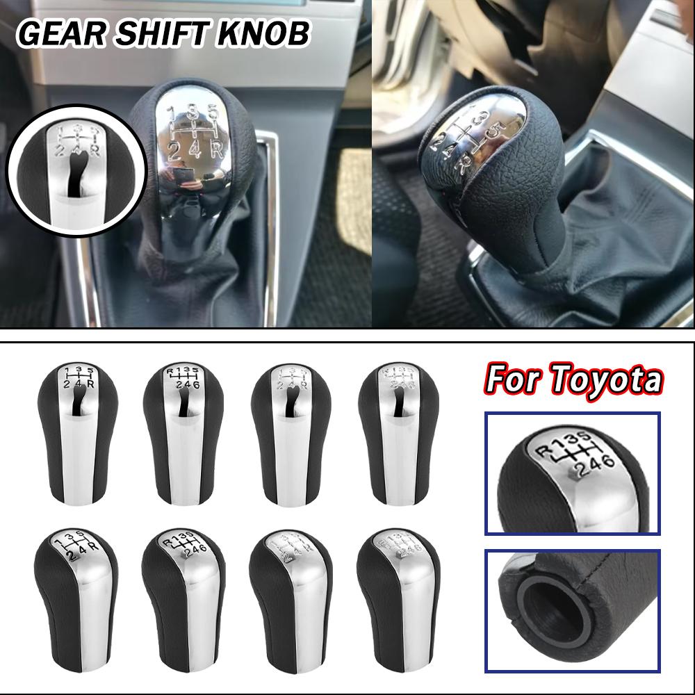 new 5 6 Speed Car Gear Shift Knob Gear shift Shifter Lever Stick For Toyota AYGO 2005-2014 Verso 2002-2009 Corolla 1992-2009