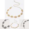 Western Style Hollow Metal Waist Chain With Carved Details For Womens Fashion Accessory