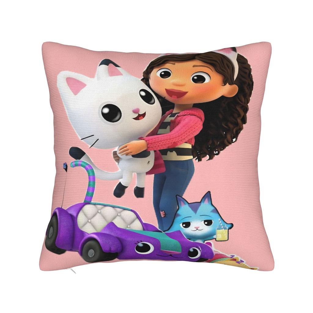Decorative Pillow Covers G-Gabbys Girl Dollhouse Merch Living Room  Throw Pillow Case Cover Square Multi Size
