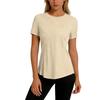 Womens Short Sleeve Athletic Top Moisture Wicking Quick Dry Performance T Shirt Lightweight Stretchy Gym Tee Workout Shirt