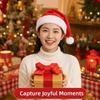 Plush Dancing Christmas Hat Moving Hat Christmas  Swing Hat Electric Swing Moving Santa Hat  Party