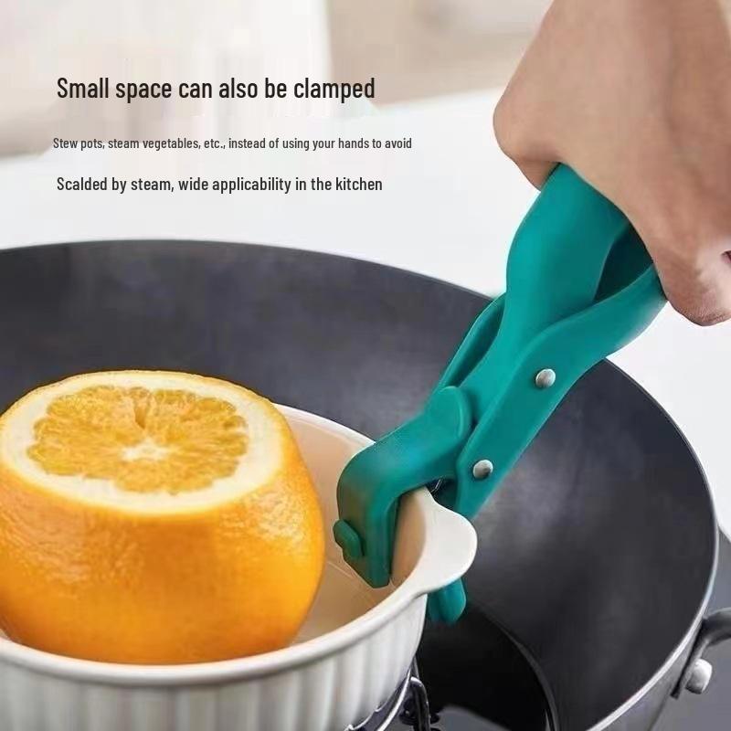 Non-Slip Silicone Dish Lifter - Multi-Functional, Anti-Scald Kitchen Tool