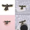 Eye-catching Colorful Eagle Bird Shaped Pin Charming Alloy Brooch For Men And Women