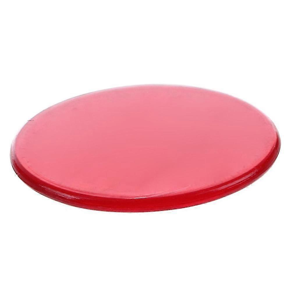 100 Peças Fichas de Bingo de Plástico Vermelho Transparente 1,9cm