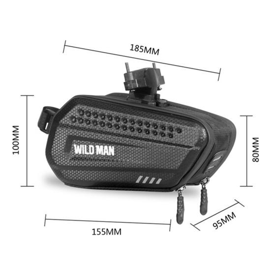 wild man saddle bolsa