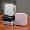 Portable Square Flip Metal Tin Storage Box Durable Rust-free Container for Candy Pills Coins DIY Craft Supplies