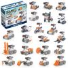 21 IN 1 STEM Solar Robot Kit Toy Boy Girl DIY Building Science Experiment Kids Building Electric Solar Robots Toys Birthday Gift