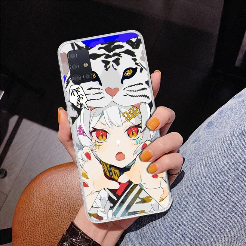 Cute Anime Girl INS Phone Case For Samsung Galaxy A52 A32 A22 A12 A51 A31 A50S A30S A20S A10S Note 20 Ultra 10 Plus S10 A72 A71