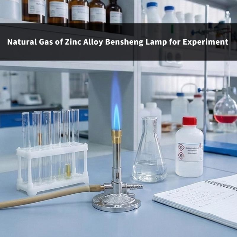 Gas Saving Energy Saving Bunsen Burners Zinc Alloy Construction for Cost Effective Laboratory Experiment Applications