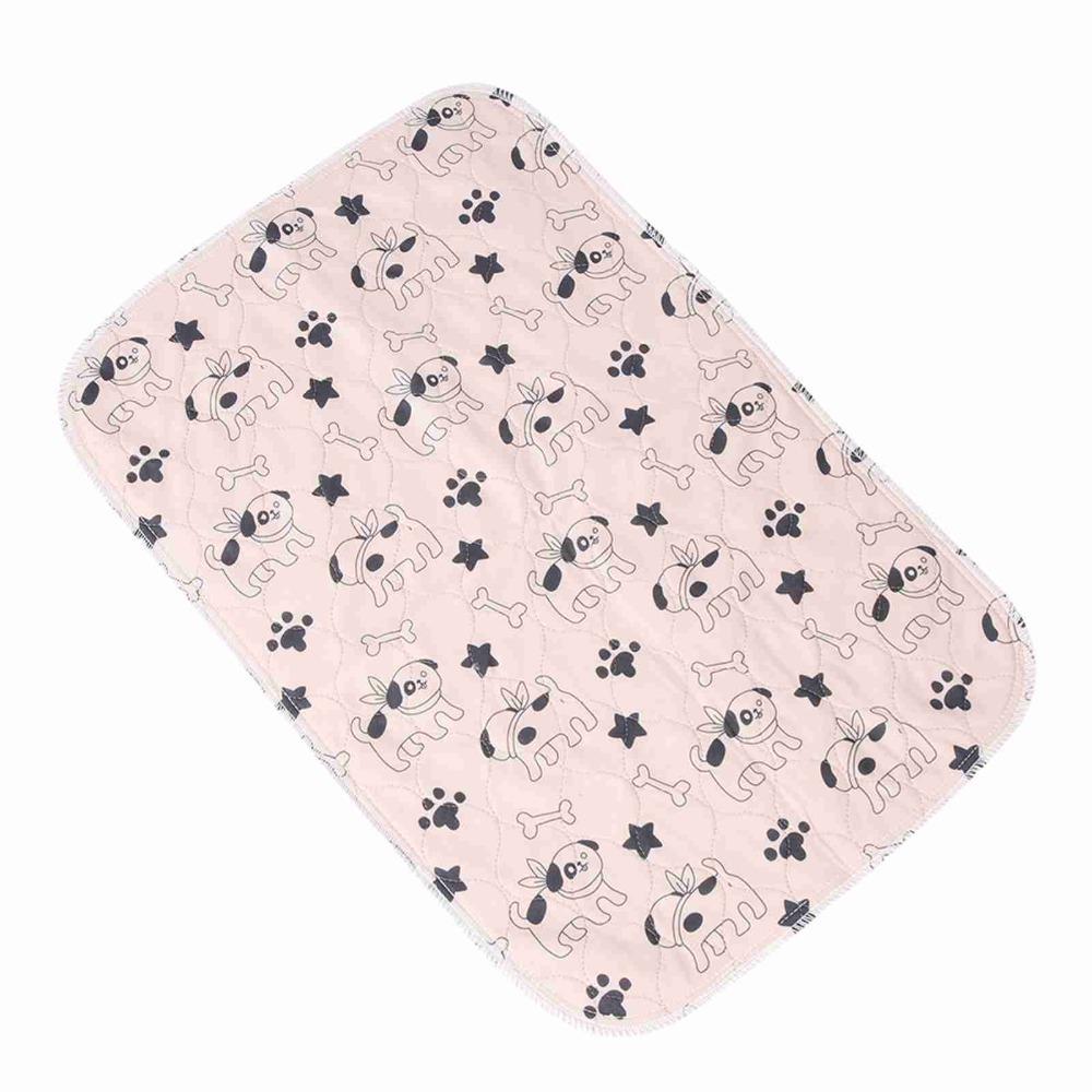 Polyester Fabric Washable Dog Urine Pad Leak Resistant Leak Proof Pet Mat  House Training