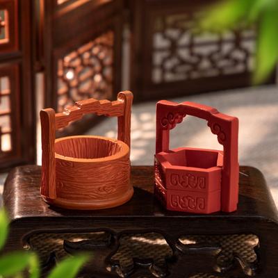Mikro-Landschaft Kreativ Antiker Stil Lebensmittelbox Korb Modell Puppenhaus Dekorationszubehör Miniatur Mini Ornamente