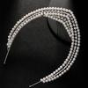 Glinting Rhinestones Headband Luxurious Pearls for Pageant Prom Bridal Wedding Bridal Wedding Hair Accessories