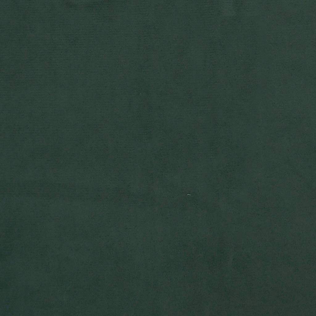 Pocket Spring Mattress for Children Medium Firmness Dark Green 80 x 160 cm Velvet