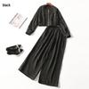 412350 Women's Autumn Long Sleeve Coat & Pants Set