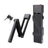 Bike Security Lock Compacts Zincs Alloy Construction For Motorcycles Scooter Weather Resistant Foldable Bicycles Lock