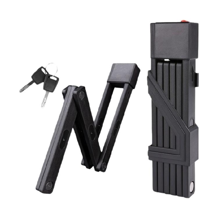 Bike Security Lock Compacts Zincs Alloy Construction For Motorcycles Scooter Weather Resistant Foldable Bicycles Lock