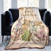 1pc, Duffy and Friends (12) Home Decor Flannel Blanket, Perfect Gift for Bedroom, Living Room, Travel, Camping, Car, Beach, Office Nap, Ideal Sofa Thr