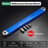 Professional Zero Offset Extension Wrenc Tight Spaces Extension Tool 1/2 In 1/4 In. 3/8 In Auto Repair Tool Home Tool Set