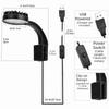 High Brightness LED Fish Tank Light USB Charging Fish Clip Light  Aquatic Plant Lighting