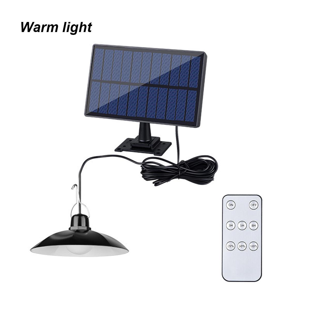 

Solar Pendant Led Light Lamp Lights Warm Outdoor Decoration Waterproof Barn Powered Shed With Remote For Indoor Garden Courtyard
