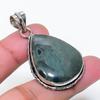 Natural Kambaba Jasper Gemstone 925 Sterling Silver Jewelry Pendant 1.85" AP-15681
