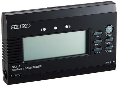 Guitar Bass Tuner Black SAT10B &