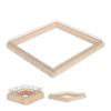 Holzstricken Professionelles handgefertigtes Strickbrett zum Weben von Mützen, Schals und Schals für Kinder