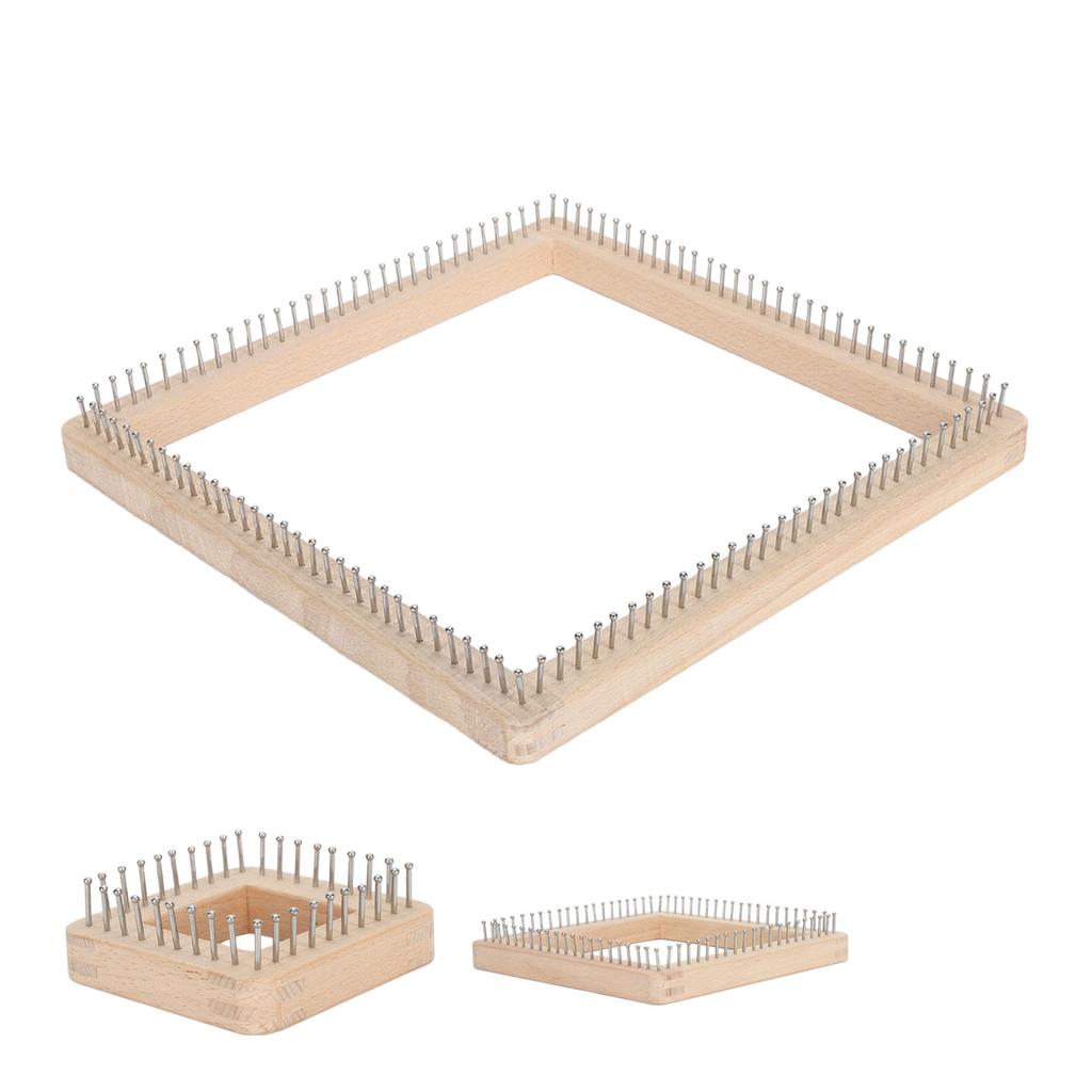 Holzstricken Professionelles handgefertigtes Strickbrett zum Weben von Mützen, Schals und Schals für Kinder