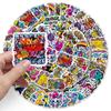 50 Waterproof Graffiti Stickers: Trendy, Creative, DIY for Hand Accounts, Phone Cases, Suitcases