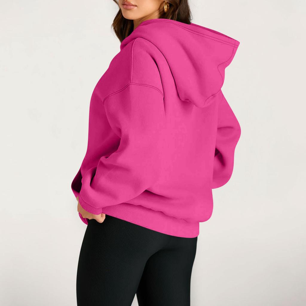 Womens Oversized Sweatshirts Fleece Hoodies Long Sleeve Shirts Pullover Fall Clothes With Pocket