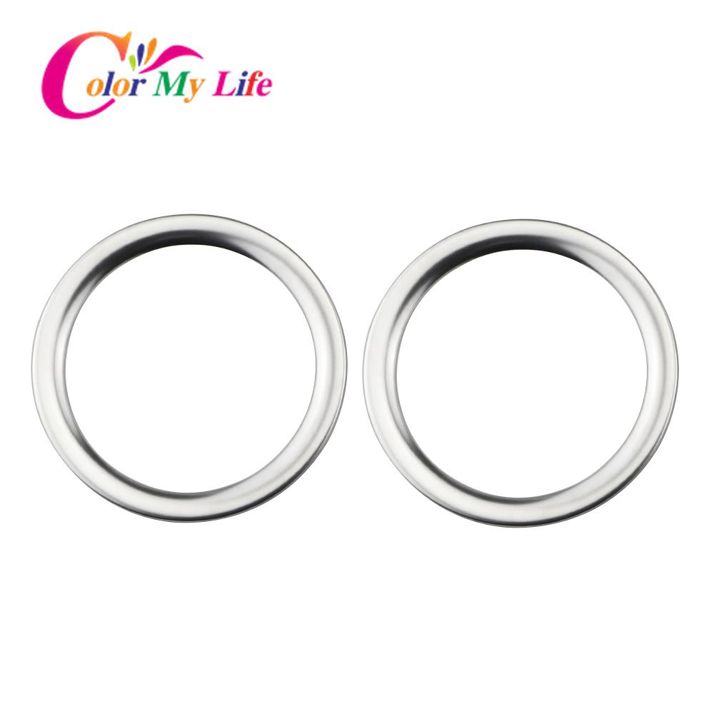 

Color My Life 2 шт./компл. автомобильная крышка вентиляционного отверстия для Nissan Kicks 2017-аксессуары из нержавеющей стали розетка для кондиционера серебряный