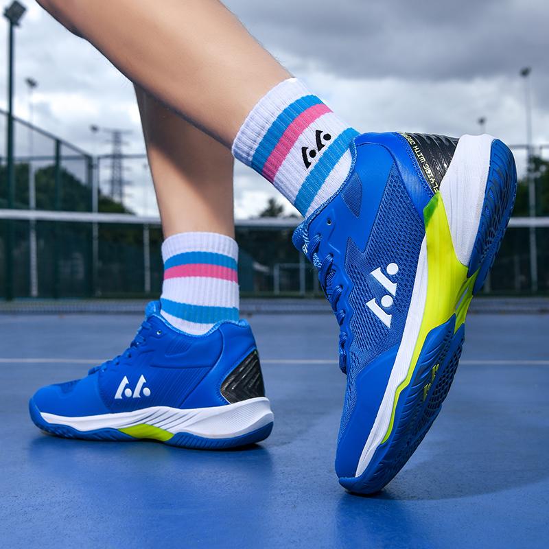 36-46 Párové Plus Size Tlumící protiskluzové prodyšné tenisové boty Volejbalové sportovní boty Badmintonové tréninkové boty