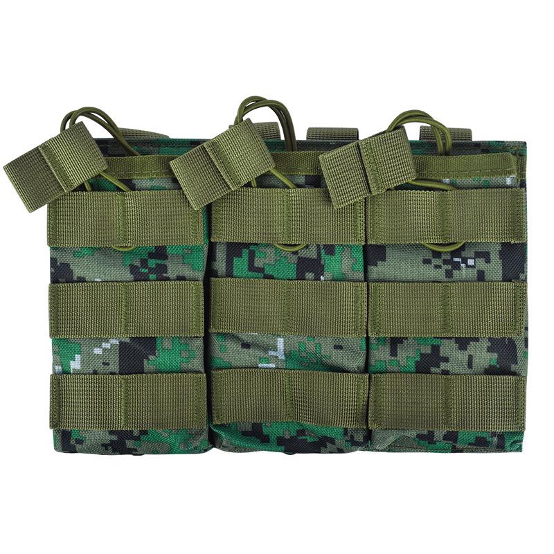 Military Fan Tactical Vest Molle Triple Pouch - Multifunctional Accessory & M4 Magazine Pouch
