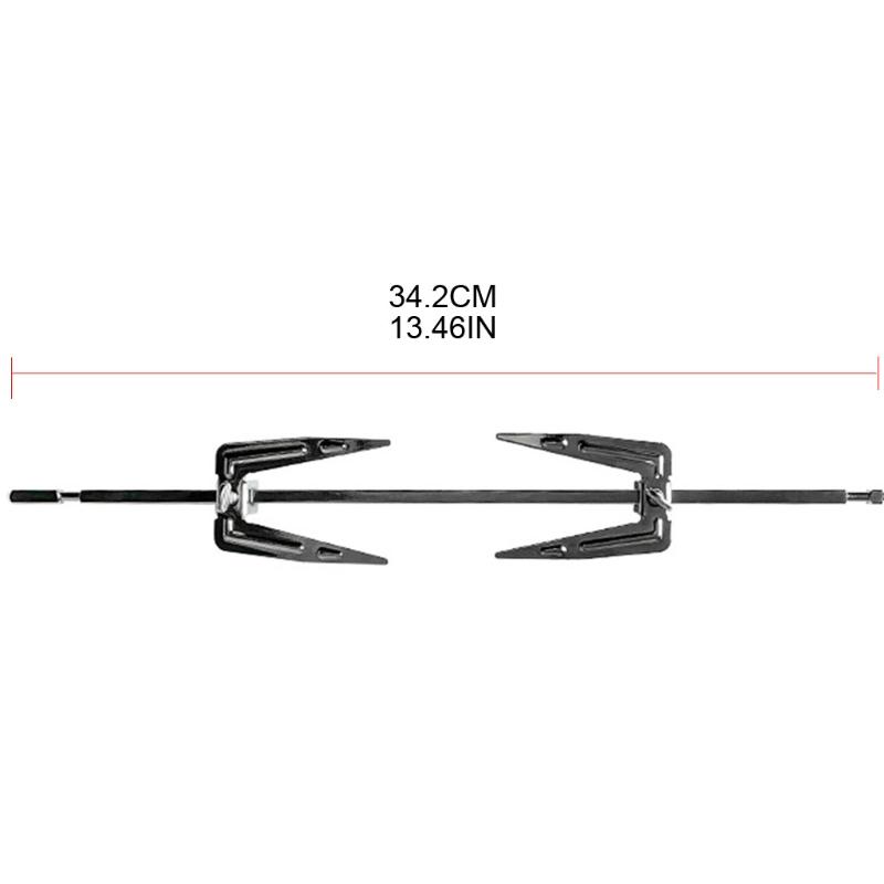 Edelstahl Hähnchenbraten Gabel Drehbar Backen Brathähnchen Gabel BBQ Hähnchen Gabel für Outdoor Grills